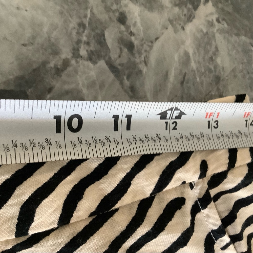 Sincerely Jules Black and Cream Zebra Wide-Leg Pants - Picture 9 of 12